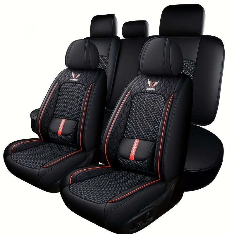Leather Car Seat Covers Full Set Universal - Чехлы на сиденья для Polo 9n3,