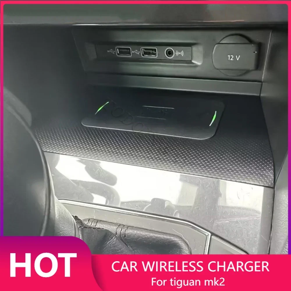 Wireless Car Charger Mount Fast Charging - Беспроводное зарядное устройство для автомобиля Volkswagen