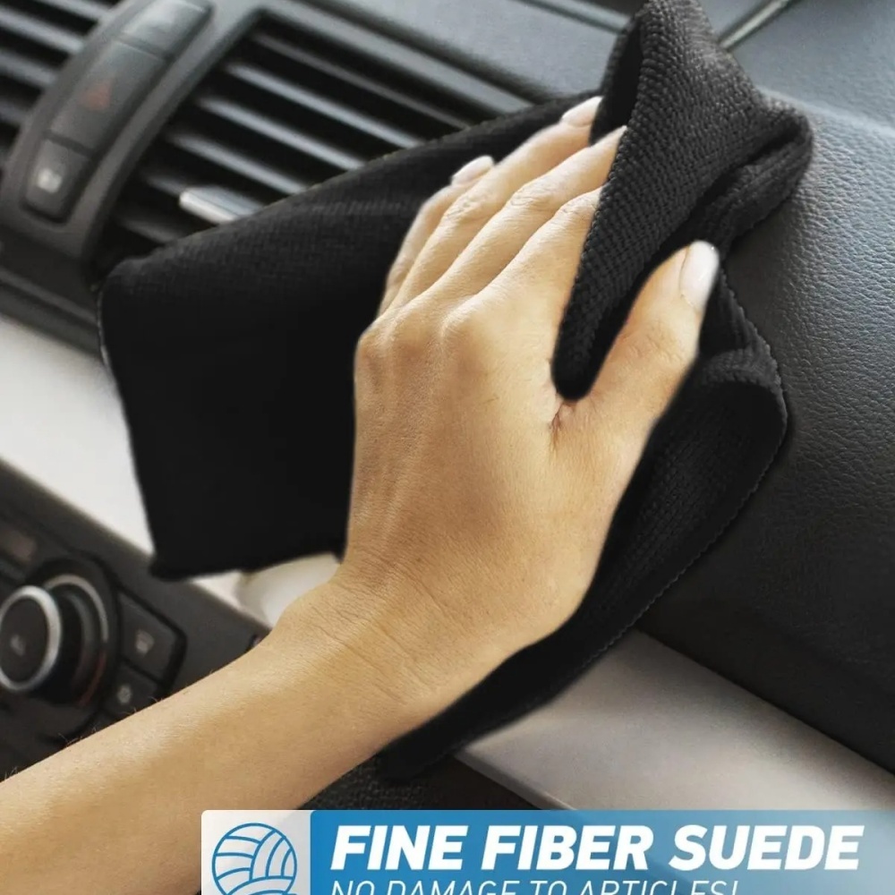Microfiber Car Drying Towel Super Absorbent - Черная микрофибровая салфетка для уборки, впитывающее