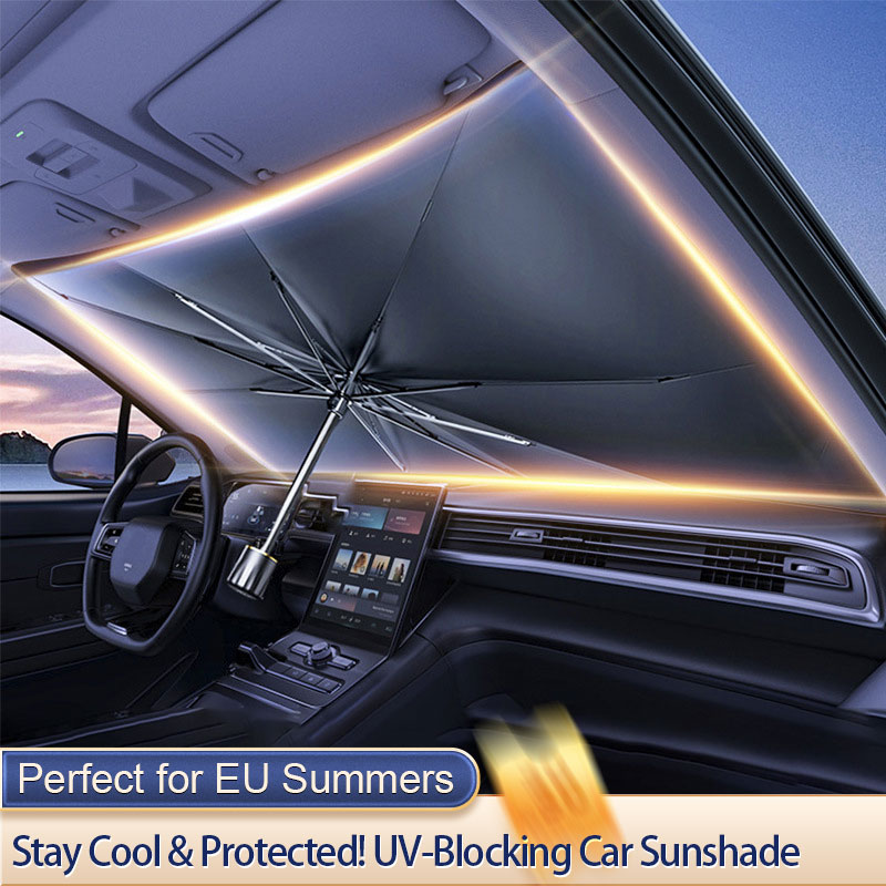 Car Sunshade Windshield Umbrella Foldable - Автомобильный солнцезащитный козырек, передний лобовое стекло,