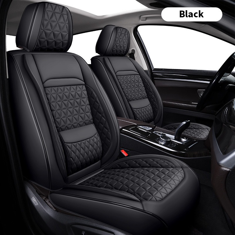 Leather Car Seat Covers Full Set Universal - Полный комплект чехлов на автомобильные сиденья,