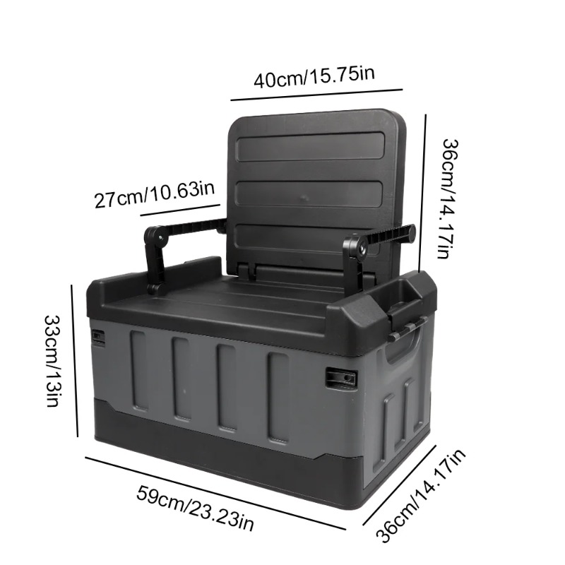 Большой складной ящик для хран – обзор и цена Car Trunk Organizer Foldable Storage Box