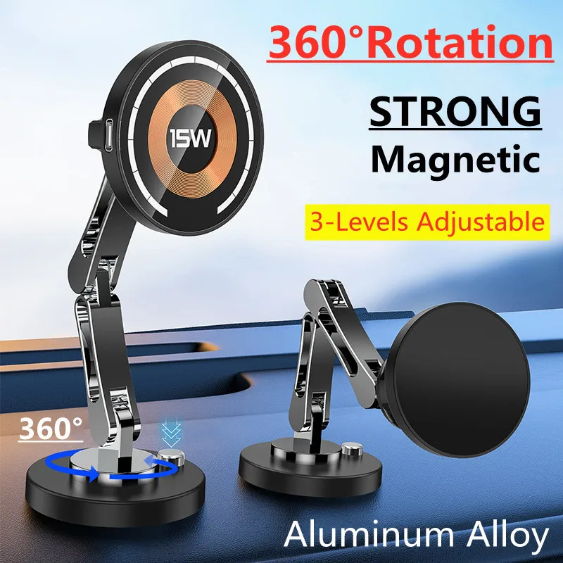 Магнитная Автомобильная Беспро – обзор и цена Wireless Car Charger Mount Fast Charging