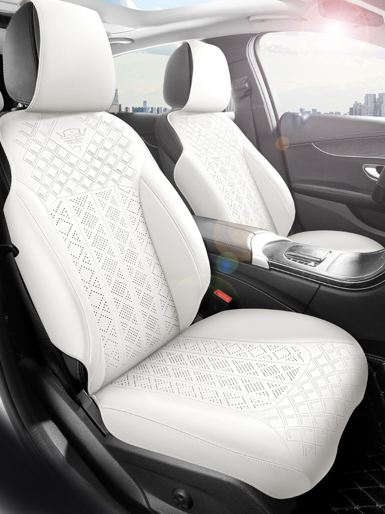 Высококачественные кожаные защ – обзор и цена Leather Car Seat Covers Full Set Universal