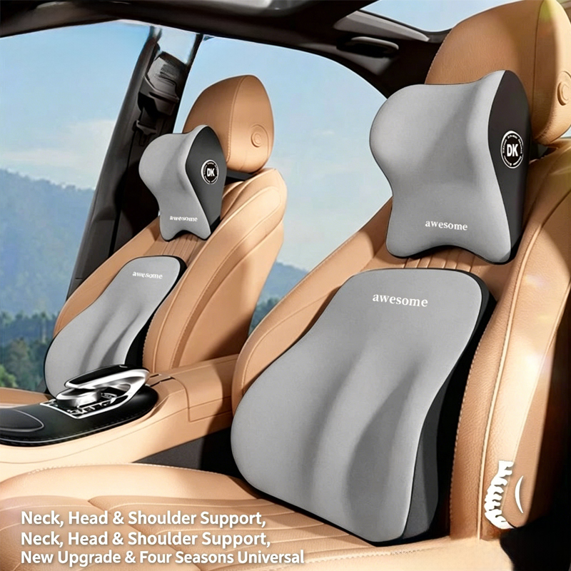Набор автомобильных подушек дл – обзор и цена Memory Foam Car Neck Pillow Lumbar Support