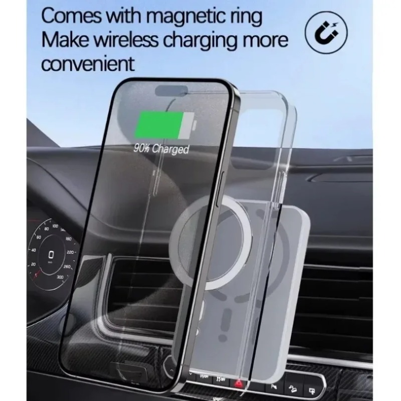 Магнитное беспроводное зарядно – обзор и цена Magnetic Phone Holder For Car Vent