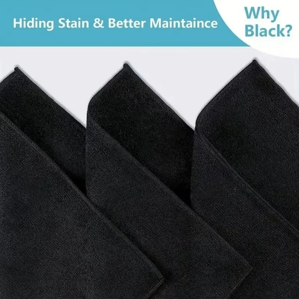 Черная микрофибровая салфетка  – обзор и цена Microfiber Car Drying Towel Super Absorbent