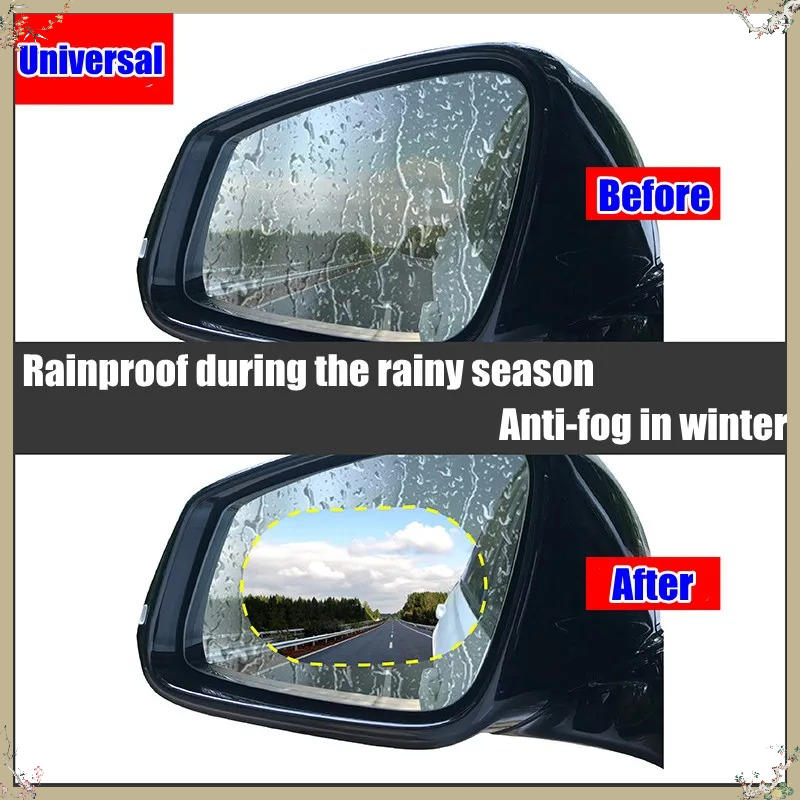 2 шт. пленки для зеркал заднег – обзор и цена Anti Glare Car Rearview Mirror Film