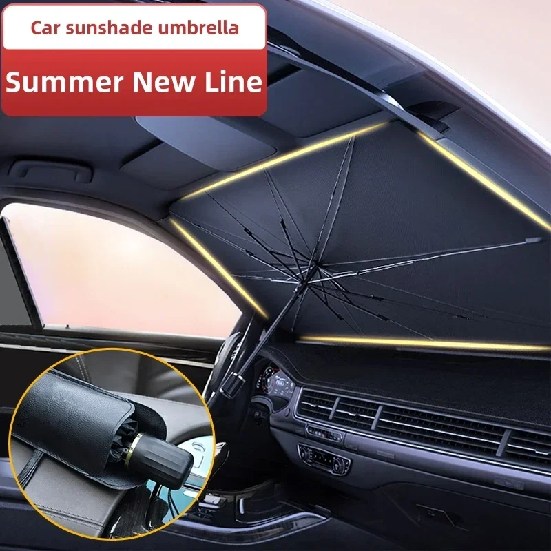 Солнцезащитный экран для лобов – обзор и цена Car Sunshade Windshield Umbrella Foldable