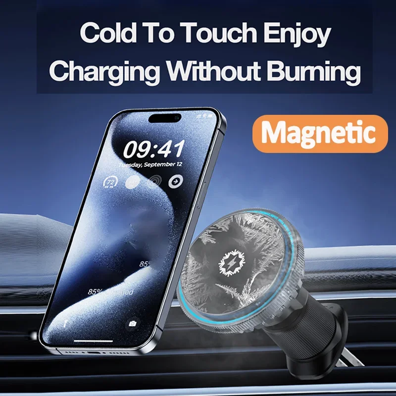Магнитное беспроводное зарядно – обзор и цена Magnetic Phone Holder For Car Vent