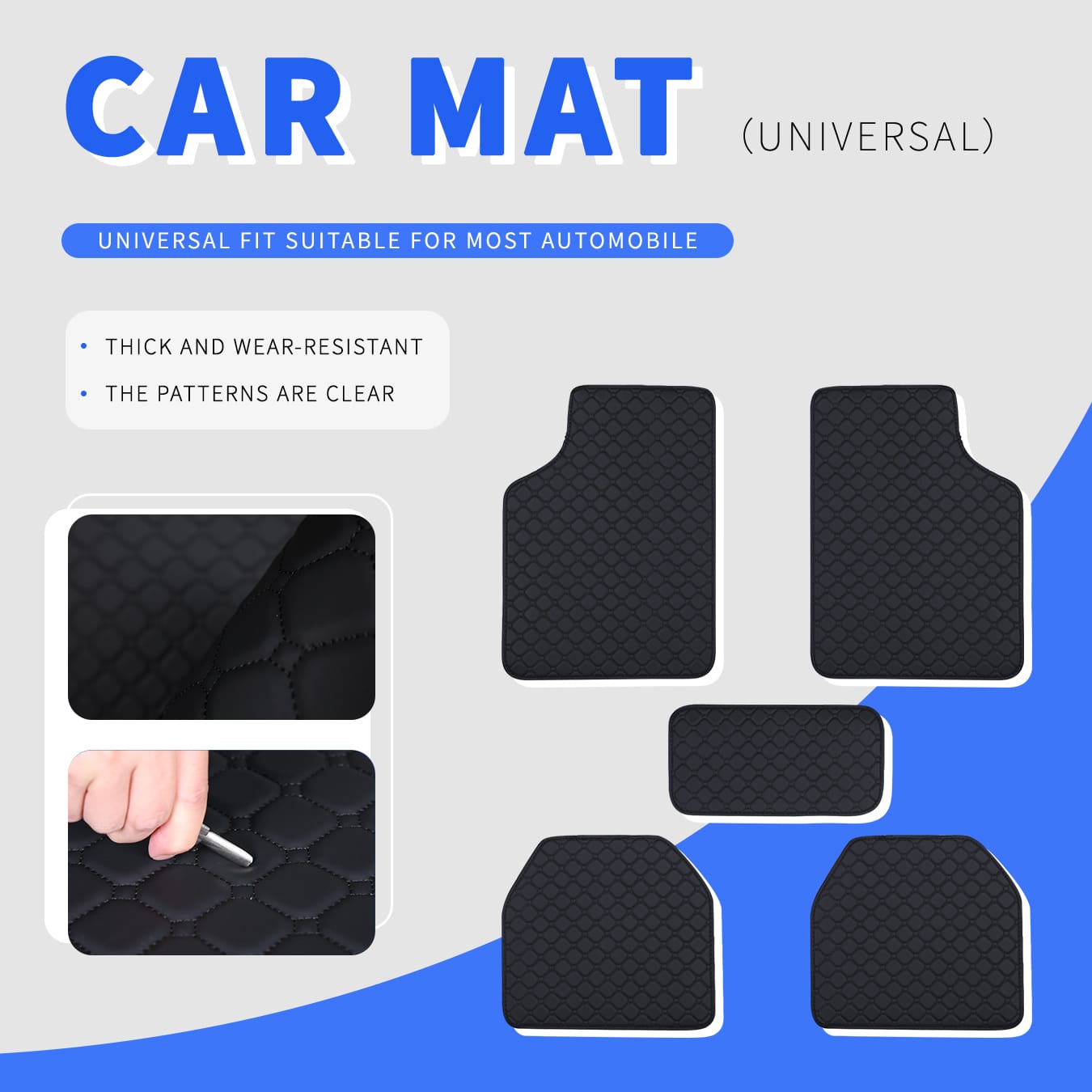 Коврики для автомобиля, полный – обзор и цена Car Floor Mats Universal Waterproof Leather
