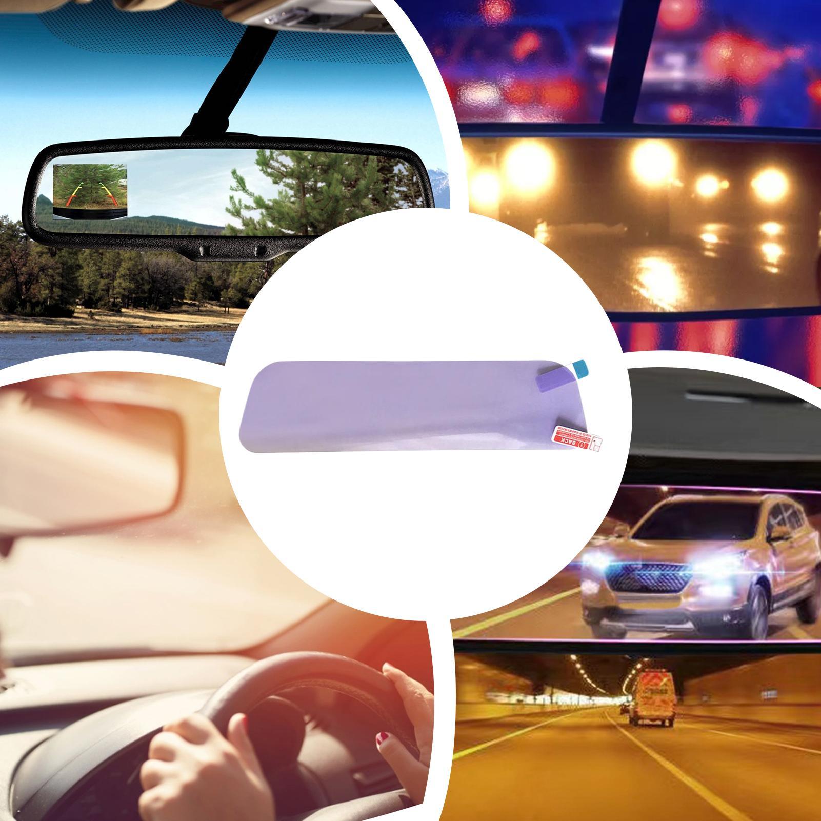 Антибликовая пленка для зеркал – обзор и цена Anti Glare Car Rearview Mirror Film